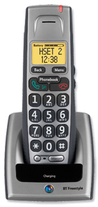 BT Freestyle 710 DECT Telephone Cordless 50-entry Phonebook 30 Caller IDs Ref 42174 Ident: 675A