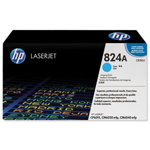 Hewlett Packard [HP] No. 824A Laser Drum Unit Page Life 35000pp Cyan Ref CB385A