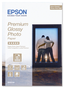 Epson Photo Paper Premium Glossy 130x180mm Ref S042154 [30 Sheets]