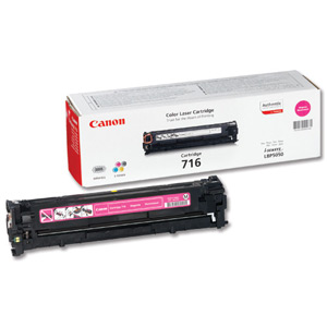 Canon 716M Laser Toner Cartridge Page Life 1500pp Magenta [for LBP5050/5050n] Ref 1978B002