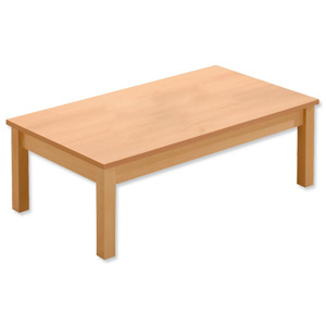 Trexus Reception Coffee Table Rectangular W1100xD600xH320mm Beech Ref PS1351 Ident: 412A