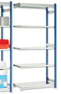 Trexus Plus Top-Rax Heavy Duty Shelving System Standard Depth Extension Bay W870x290x2000mm