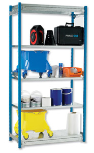 Trexus Plus Top-Rax Heavy Duty Shelving System Extra Depth Starter Bay W870x440x2000mm