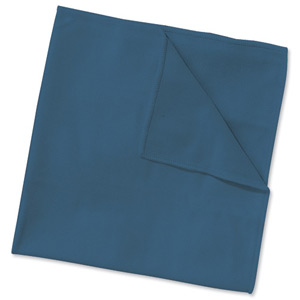 Wypall Microfibre Cleaning Cloths for Dry or Damp Multisurface Use Blue Ref 8395 [Pack 6] Ident: 580C