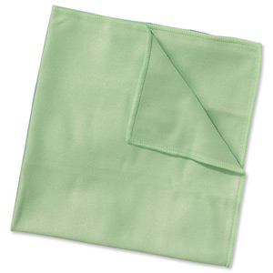 Wypall Microfibre Cleaning Cloths for Dry or Damp Multisurface Use Green Ref 8396 [Pack 6] Ident: 580C