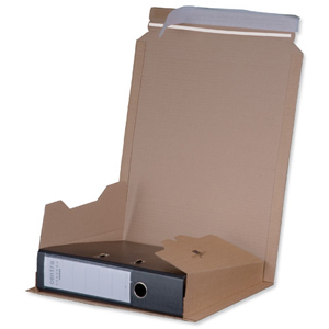 Lever Arch File Mailer Internal W320x35-80x290mm Brown [Pack 20] Ident: 148C