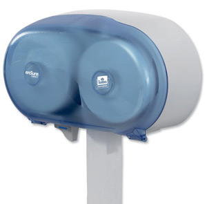 Lotus enSure Compact Dispenser Wall-mounted for Coreless Toilet Roll Lockable Blue Ref 5022251 Ident: 595C