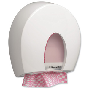 Aqua Folded Hand Towel Dispenser C Fold White Ref 6974