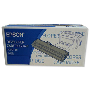 Epson S050166 Laser Toner Cartridge Page Life 6000pp Black Ref C13S050166 Ident: 806A