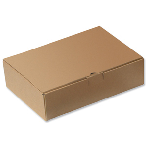 Kraft Mailing Box W305xD215xH80mm Brown [Pack 20] Ident: 149B