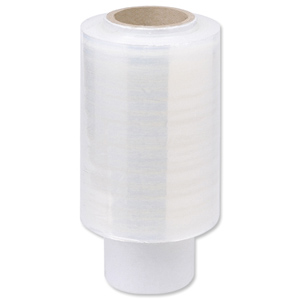 Stretch Packaging Film Wrap Refill Rolls 100mmx150m Clear [Pack 10] Ident: 155C