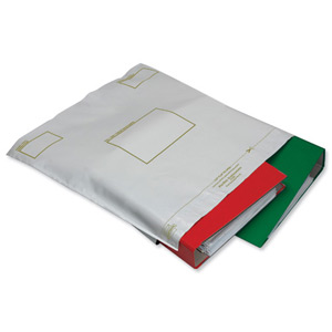 PostSafe Envelopes Polythene Oxo-biodegradable Extra Strong 240x320mm C4 White Ref PG25 [Pack 100] Ident: 127B