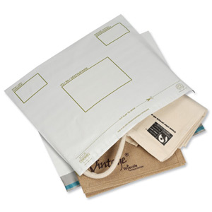 PostSafe Envelopes Polythene Oxo-biodegradable Extra Strong 400x430mm DX White Ref PG27 [Pack 100] Ident: 127B