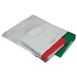 PostSafe Envelopes Polythene Oxo-biodegradable Extra Strong 460x430mm DX White Ref PG28 [Pack 100] Ident: 127B