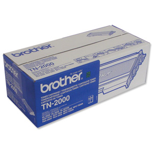 Brother Laser Toner Cartridge Black Ref TN2000