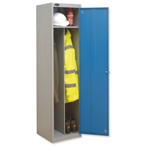 Trexus Clean Dirty Locker W460xD460xH1780 Silver Blue