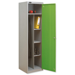Trexus Uniform Locker W460xD460xH1780 Silver Green