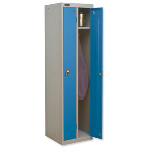 Trexus Twin Locker W460xD460xH1780 Silver Blue
