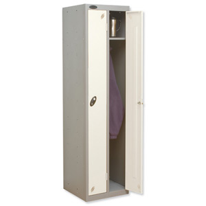 Trexus Twin Locker W460xD460xH1780 Silver White