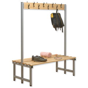 Trexus Double Sided Bench with Hooks 2000x720 Ref 866168 Ident: 473A