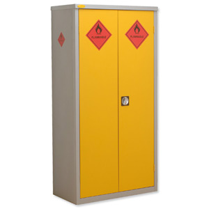 Trexus Hazardous Materials Cupboard W915xD460xH1780 Ident: 474B