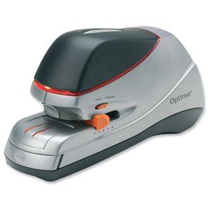 Rexel Optima 40 Electric Stapler Flat Clinch 26/6 Capacity 40 Sheets Ref 2102352 Ident: 370E