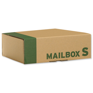 Mailing Carton Easy Assemble S 250x175x80mm Brown [Pack 20] Ident: 149E