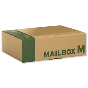 Mailing Carton Easy Assemble M 325x240x105mm Brown [Pack 20] Ident: 149E