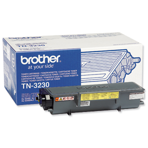 Brother Laser Toner Cartridge Page Life 3000pp Black Ref TN3230