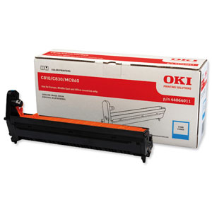 OKI Laser Drum Unit Page Life 20000pp Cyan Ref 44064011 Ident: 828A