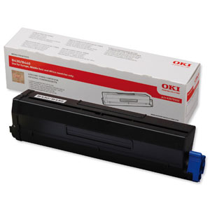 OKI Laser Toner Cartridge Page Life 7000pp Black Ref 43979202