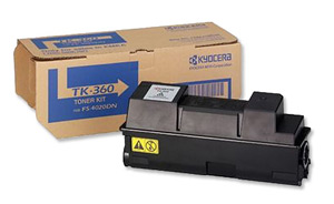 Kyocera TK-360 Laser Toner Cartridge Page Life 20000pp Black Ref 1T02J20EUC Ident: 821O