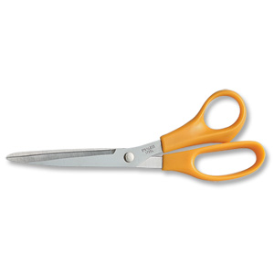 5 Star Right Handed Scissors 217mm Orange Ident: 381F