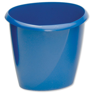 5 Star Bin Polypropylene 16 Litres W300xD363xH323mm Cobalt Blue Ident: 327A