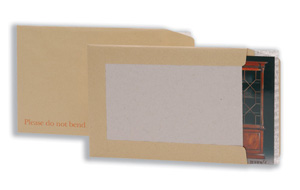 5 Star Envelopes Board-backed Peel and Seal 115gsm Manilla 241x178mm [Pack 125] Ident: 125C