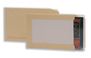 5 Star Envelopes Board-backed Peel and Seal 115gsm Manilla 241x178mm [Pack 125]