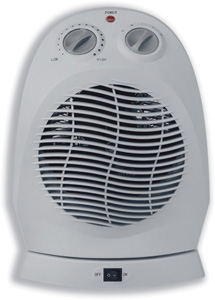 Heatrunner Fan Heater Oscillating with Safety Cut-out 3 Settings 800W 1200W 2000W Ref NFD20 Ident: 484C