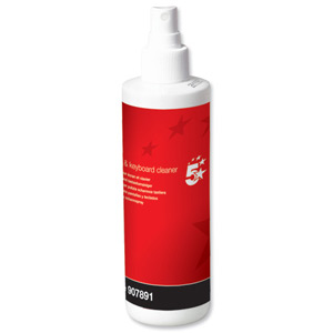 5 Star Screen and Keyboard Cleaner Pump Spray Anti-static Non-hazardous 250ml Ident: 764F