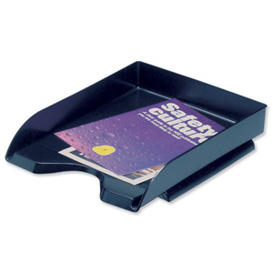 5 Star Letter Tray Self-stacking W260xD345xH64mm 400 Sheets Black Ident: 327A