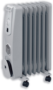 Heatrunner Heater for 15m.sq 230V/50Hz 1500W W245xD392xH630mm Ref NYAF-7 Ident: 483C