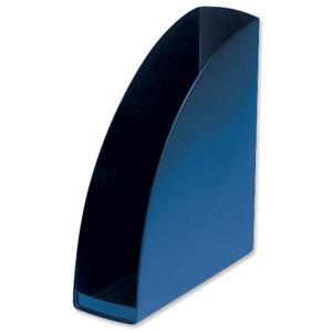 5 Star Magazine Rack File Low Sill A4 Plus and Portrait Foolscap Blue Ident: 327A