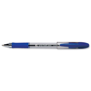 5 Star Grip Ball Pen 1.0mm Tip 0.5mm Line Blue [Pack 12] Ident: 81D