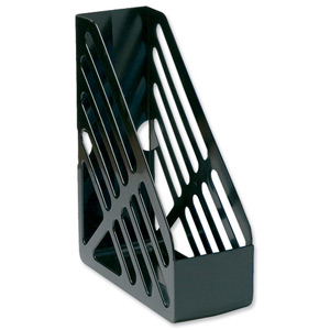 5 Star Magazine Rack File Foolscap Black Ident: 327F