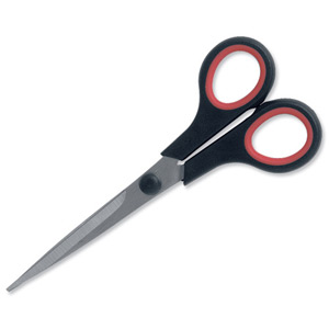 5 Star Scissors with Rubber Handles 160mm Ref 909280 Ident: 381D