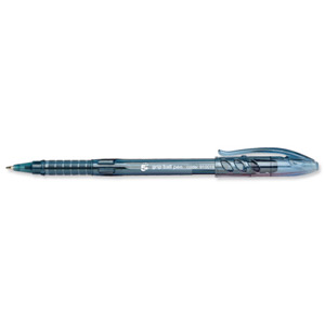 5 Star Grip Ball Pen 1.0mm Tip 0.4mm Line Blue [Pack 10]