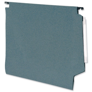 5 Star Lateral Files Manilla Heavyweight with Clear Tabs and Inserts W330mm Green Ref 100331405 [Pack 50] Ident: 212D