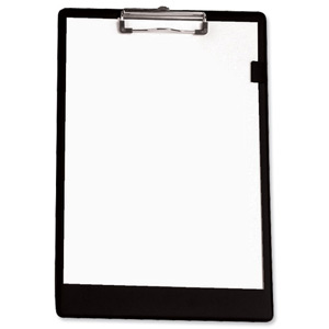 5 Star Standard Clipboard with PVC Cover Foolscap Black Ident: 344B