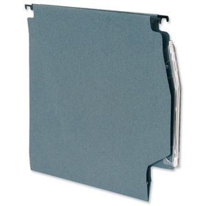 5 Star Lateral Files Manilla Heavyweight with Clear Tabs and Inserts W275mm Green Ref 100331404 [Pack 50] Ident: 212D