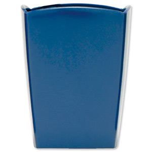 5 Star Pencil Pot W74xD74xH105mm Cobalt Blue Ident: 327A