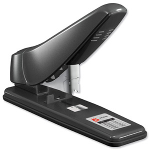 5 Star Stapler Heavy Duty Office Lever Arm All-Steel Capacity 200 Sheets Black Ref 918261 Ident: 367D